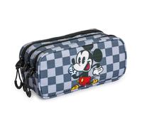 Cartella Scolastica Disney Mickey Move Karactermania Triplo Cerniera Grigio