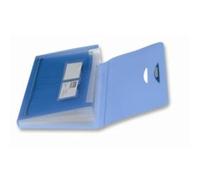 CARTELLA SOFFIETTO TRASPARENTE BLU