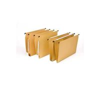 Cartelle sospese orizzontali per cassetti AVANA 33 cm fondo U 3 cm avana Conf. 5