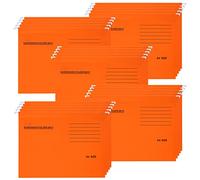 Cartella Sospesa in Formato A4, Confezione da 25 Cartelline Sospese in Carton con Linguette e Inserti per Schedari, per Documenti per Ufficio e Scuola, Arancia