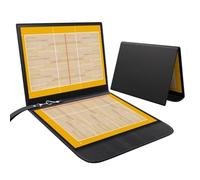 Cartella Tattica Magnetica Pallavolo, Kit Allenatore Pallavolo, Lavagna Pallavolo Allenatore, Leggera e Resistente, Materiale in Pelle PU, per Allenamento e Guida