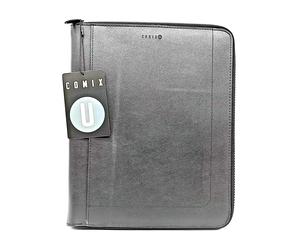 CARTELLA TECH CASE COMIX U CLASSIC NERO BLACK ECOPELLE