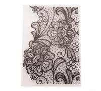 Cartella Texture Floreale per Carte Artigianali DIY | Rilievo per preciso, compatibile manuali, pattern puliti, ideale scrapbook, per facile uso