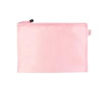 Cartella Trasparente 10 sacchetti trasparenti con cerniera, formato A3, impermeabili e antipolvere, in rete, for documenti, carta, cosmetici Per Archivi(Pink)