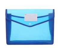 Cartella trasparente for organizer for file di documenti A4 da 2 pezzi | Con chiusura a scatto for custodia leggera portatile for l'archiviazione di ricevute e fatture binder