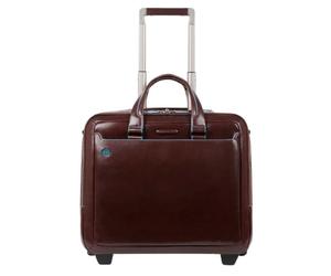 Cartella trolley porta pc iPad® Blue Square in pelle Piquadro