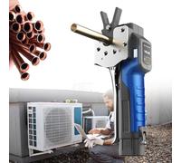 Cartellatrice Elettrica Batteria Kit di strumenti per svasatura tubi in rame/alluminio/ottone - Ideale per riscaldatori d'aria, refrigerazione e riparazioni auto
