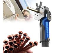 Cartellatrice Elettrica Batteria Kit di strumenti professionali per svasatura di sistemi - Ideale per tubi in rame morbido, alluminio e ottone - Perfetto per condizionatori d'aria, frigorife