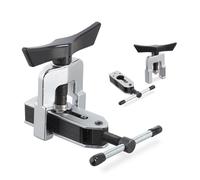 Relaxdays Cartellatrice Universale, per Tubi dal D: 4,7-16 mm (3/16"-5/8"), Tubature in Rame & Alluminio, Nero/Argento