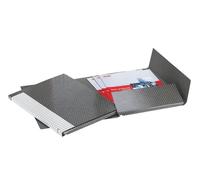Cartelle a 2 lembi Esselte I54 DELSO LINE 6/I50 bianco/grigio 25x32 cm dorso 1,5