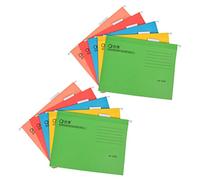 cartelle, Cartella di file,10 pezzi Cartella Ricevute Fatture Ufficio Cartelle di archiviazione Spessa Gabinetto Coupon Cartella sospesa Cassetto Organizzatore