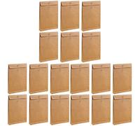 cartelle, Cartella di file,12 pezzi di cancelleria Marrone Vuoto Xxcm Carta Leggera Documentazione Organizzatore Cartelle Portadocumenti(Light Brown,34x24cmx3pcs)