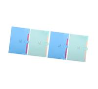 cartelle, Cartella file,Cartella file Porta documenti Raccoglitore espandibile Raccoglitore Borsa for documenti Organizzatore(Blue,32.5X24.7X2CMx2pcs)