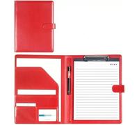 Cartelle, Cartella for appunti for portablocco legale Blocco note A4 for lavagne for appunti for conferenze aziendali(Rood)