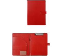Cartelle, Cartella for appunti Portablocco legale Blocco for appunti formato lettera A4 for lavagne for appunti for conferenze di uffici scolastici(Rood)