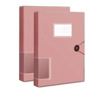 Cartelle, Cartella for libri con presentazione di progetti documenti A4 multicolore, 2 pezzi, 80 tasche