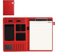 Cartelle, Cartella Organizzatore di conferenze aziendali Cartella for notebook Custodia for tablet Presentazioni con slot for schede(Rood)