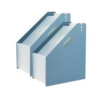 Cartelle Cartelle portadocumenti, for documenti, Cartelle 2 pezzi Cartella espandibile, Organizzatore 13 tasche, Scatola portadocumenti a fisarmonica autoportante Organizzatore da scrivania/Blu