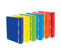 CARTELLE CON ELASTICO PORTA PROGETTO DORSO 5 TINTA UNITA CONFEZIONE 4 PEZZI COLORI ASSORTITI