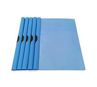 Cartelle con Molla in PPL, Formato A4, Colore Blu, Confezione da 5 Pezzi
