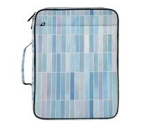 Cartelle da ufficio a righe colorate blu 7 tasche formato A4 lettera con chiusura a cerniera per la conservazione dei documenti Cartella espandibile con divisori carpetas de