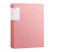 Cartelle di file in plastica da 2 pezzi Per Documenti | Documenti Opuscolo Opuscolo 100 pagine Forniture for ufficio Organizer da scrivania(Pink)