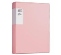 Cartelle di file in plastica da 2 pezzi Per Documenti | For documenti 80/100 pagine Prodotti for archiviazione Forniture for ufficio Organizer for cancelleria(Pink-100 PAGES)