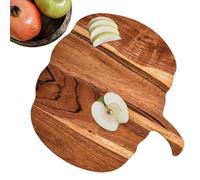 Cartelle Di Legno Salumi - Da Porzione In A Forma Zucca | Multiuso Con Manico Per Tagliare La Carne E Le Verdure Accessorio Tema Halloween, Cucina Ideale, Porzione, Preparaz