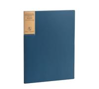 cartelle di visualizzazione A4, Raccoglitore portfolio A4 40 tasche Visualizza file Book Document Organizer Multicolor(Blue)