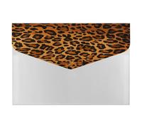 Cartelle, Leopard Print Raccoglitore Cartelle File Organizer Portatile Carta Bill Ricevute Organizer, Cartelle di File Decorative Adatto per Casa Ufficio Forniture