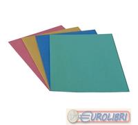 CARTELLE MANILLA SEMPLICI 25X34 COLORI ASSORTITI 100PZ