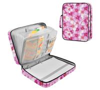 Cartelle portadocumenti da appendere, 7 tasche, formato A4, con cerniera | Cartella organizer per documenti, per ufficio domestico, moquette, Costa Rica guaria morada beauty fiori estivi