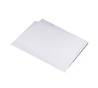 Cartelle portadocumenti in plastica A4, 24 pezzi, tipo L, con tasche trasparenti, for documenti, scuola e ufficio(White)