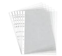 Cartelle portadocumenti in plastica trasparente A4 da 50/100 pezzi Raccoglitore a 3 anelli a 11 fori Buste for documenti in PP compatibili for ufficio scuola(50Pcs)