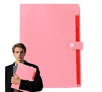 Cartelle portadocumenti, organizer per banconote scolastiche, formato A4, portatile, multifunzione, con etichette colorate e 7 tasche per documenti di ricevuta scolastica, casa, lavoro