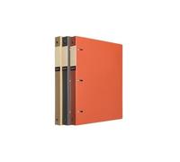 Cartelle Raccoglitore ad anelli perforato A4 in PP con tre fori, cartella portadocumenti spessa, libretto informativo for archivio. 3 pezzi