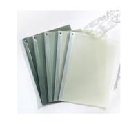 Cartelle rotanti A4 trasparenti a fogli mobili, possono contenere 40 fogli di carta per scuola e ufficio, 5 pezzi