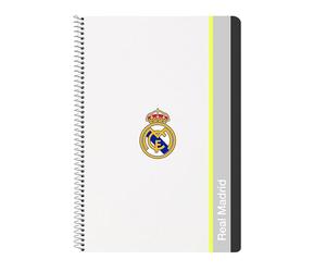 Cartelle scolastiche Real Madrid per bambini e adulti con anelli e divisori - Cartelle scolastiche Real Madrid ufficiali per scuola, liceo e uso quotidiano