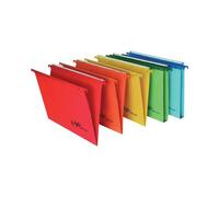 Cartelle sospese orizzontali per cassetti Linea Joker 39 cm fondo V - verde conf