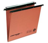 Cartelle sospese orizzontali per cassetti CARTESIO PLUS 33 cm fondo V arancio Cf