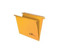 Cartelle sospese orizzontali per cassetti Linea Joker 33 cm fondo V - giallo con