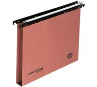 Cartelle sospese per cassetti CARTESIO 33 cm. fondo U3 arancio Conf. 50 pezzi -
