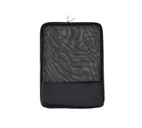 Cartelle tascabili di grandi dimensioni Borsa for documenti con cerniera in rete Borsa for documenti traslucida for la conservazione dei libri(Black)