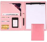 Cartelle, Titolare Curriculum Intervista Documento Organizzatore Conferenza Blocco note Clip Board(Roze)