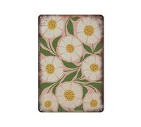 Cartelli Abstract Flower Botanical Plant Cartello Parete Targhe Per Dormitorio Grotta Garage Bagno S