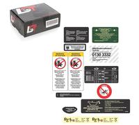 Cartelli Adesivo Avvertimento Airbag Pressione Pneumatico per bmw 5er E39