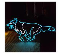 cartelli al neon personalizzati Insegna Al Neon Cani Alimentata Tramite USB, Luci Al Neon Animali Domestici Per Cani Luminosità Regolabile Adatta Per Insegne Decorazioni Negozi Animali(UN,40cm)