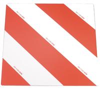 Cartelli di avvertimento con pellicola riflettente 2 pezzi lamiera zincata