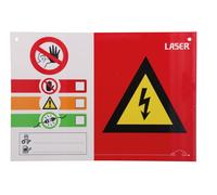 Laser Tools Hybrid / Ev Avvertimento Segni 3pc 8462