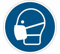 Cartelli di obbligo ISO 7010 "Maschera obbligatoria" M016
